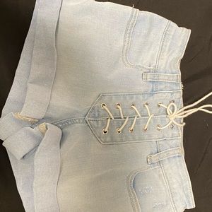 Pacsun tie-up shorts